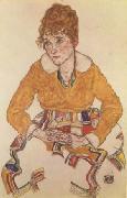 Egon Schiele, Portrait of the Artist's Wife (mk12)